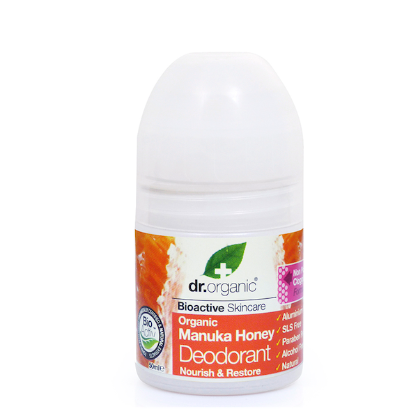 Dr. Organic Manuka Honey Deodorant 50ml 1 Dr. Organic Manuka Honey Deodorant 50ml