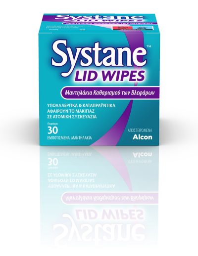 Systane Lid Wipes Μαντηλάκια Καθαρισμού Βλεφάρων 30 Τεμάχια