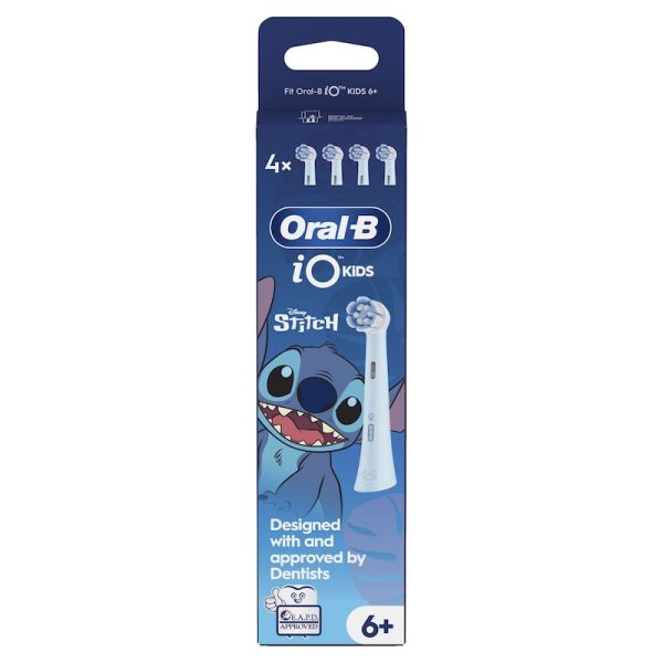 Oral-B iO Kids 6+ Disney Stitch Ηλεκτρική Κεφαλή Οδοντόβουρτσας 4 Τεμάχια 1 Oral-B iO Kids 6+ Disney Stitch Ηλεκτρική Κεφαλή Οδοντόβουρτσας 4 Τεμάχια