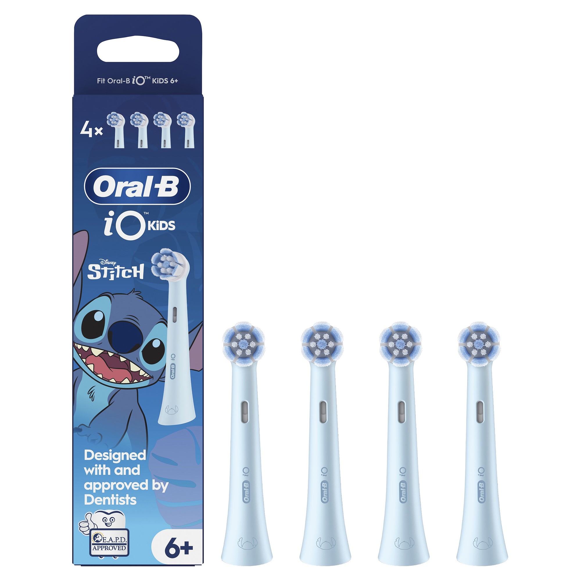 Oral-B iO Kids 6+ Disney Stitch Ηλεκτρική Κεφαλή Οδοντόβουρτσας 4 Τεμάχια 5 Oral-B iO Kids 6+ Disney Stitch Ηλεκτρική Κεφαλή Οδοντόβουρτσας 4 Τεμάχια - Image 5