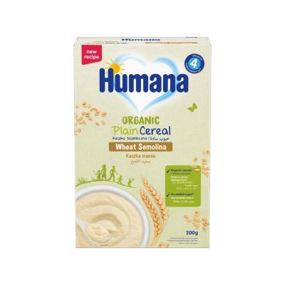 Humana Βιολογική Κρέμα με Σιμιγδάλι – Χωρίς Γάλα 200g