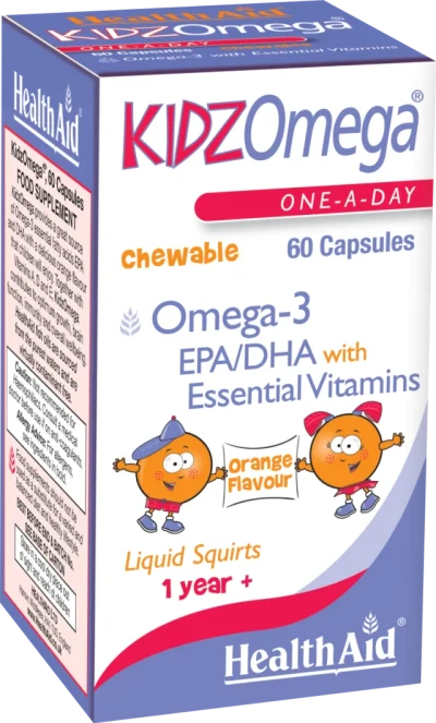 Health Aid Kidz Omega 60 Μασώμενες Κάψουλες