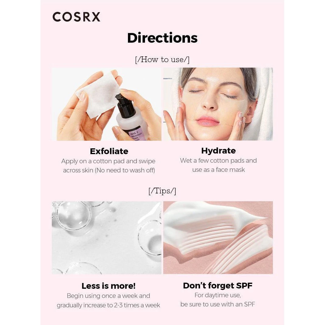 Cosrx AHA 7 Whitehead Power Liquid 100ml 2 Cosrx AHA 7 Whitehead Power Liquid 100ml - Image 2