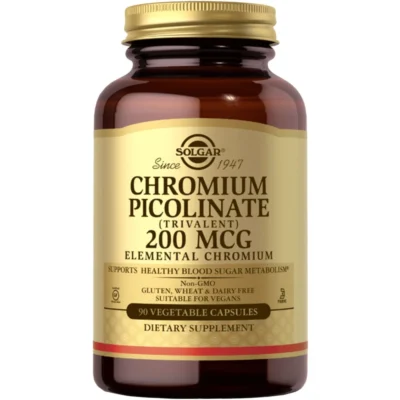 Solgar Chromium Picolinate 200μg 90 Κάψουλες