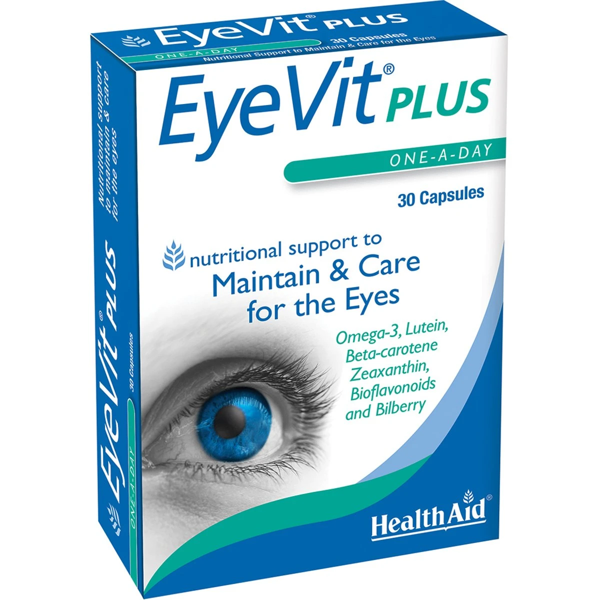 Health Aid EyeVit Plus 30Κάψουλες 1 Health Aid EyeVit Plus 30Κάψουλες