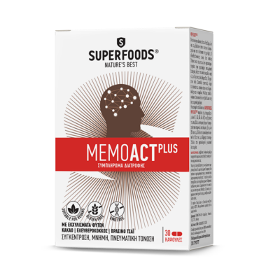 Superfoods Memoact Plus 30 Κάψουλες