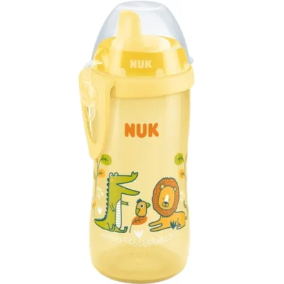 NUK Kiddy Cup  Παγουράκι Κίτρινο 300ml