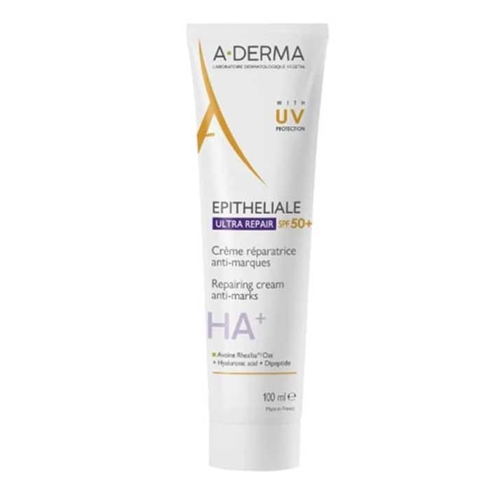 A-Derma Epitheliale Ultra Repair HA+ Cream SPF50+ 100ml 1 A-Derma Epitheliale Ultra Repair HA+ Cream SPF50+ 100ml