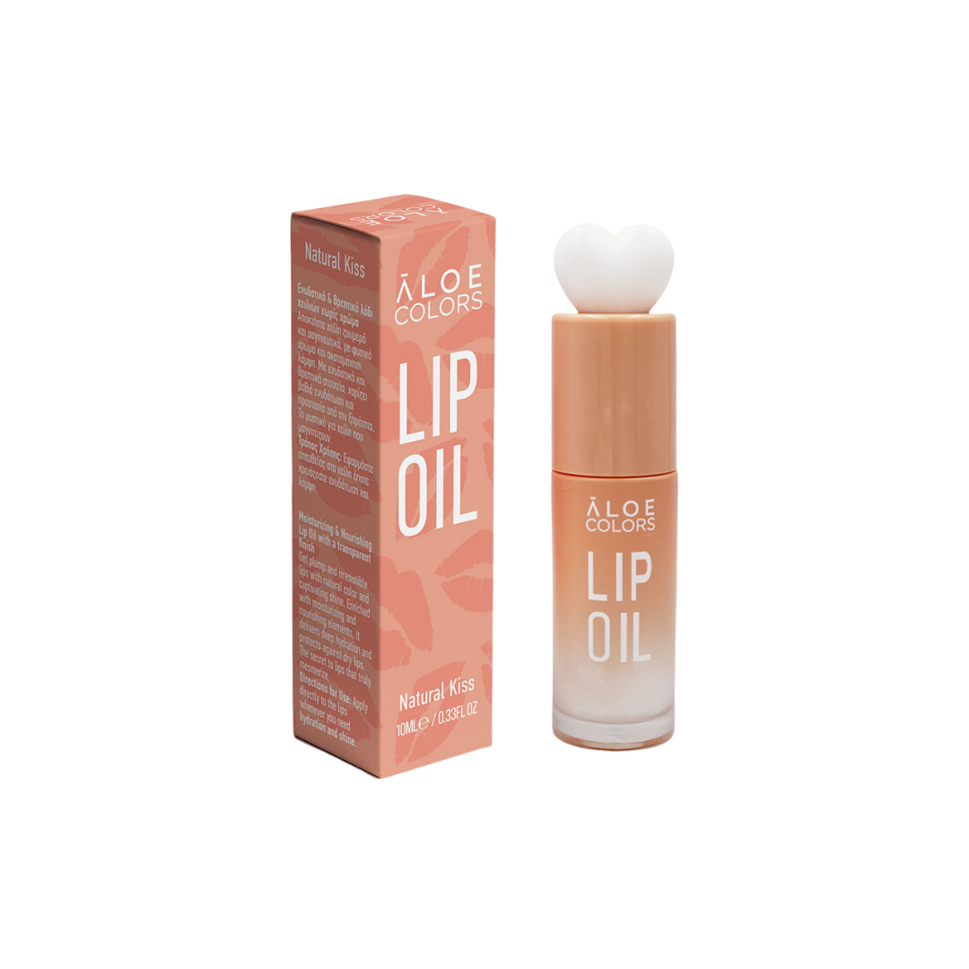 Aloe Colors Lip Oil Natural Kiss 10ml – Beige 3 Aloe Colors Lip Oil Natural Kiss 10ml – Beige - Image 3