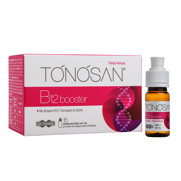 TONOSAN B12 Booster 15 Φιαλίδια των 7ml 1 TONOSAN B12 Booster 15 Φιαλίδια των 7ml
