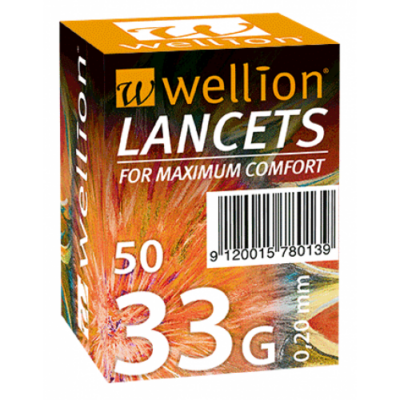 Wellion Σκαρφιστήρες 33G 50 Τεμάχια