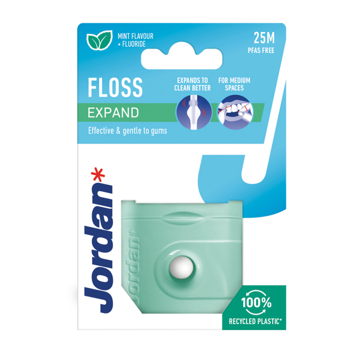 Jordan Οδοντικό Νήμα Expand Floss 25m 1 Jordan Οδοντικό Νήμα Expand Floss 25m