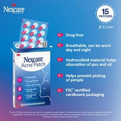 Nexcare Acne Patch 15 Τεμάχια 4 Nexcare Acne Patch 15 Τεμάχια - Image 4