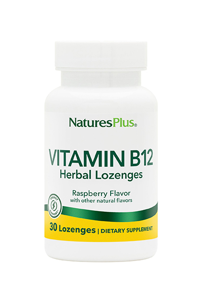 NaturesPlus Vitamin B12 1000mcg 30 Παστίλιες