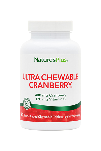 NaturesPlus Ultra Cranberry 90 Μασώμενες Ταμπλέτες