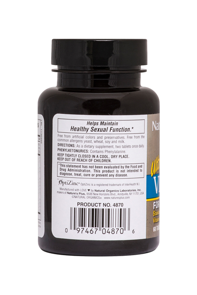 NaturesPlus Ultra Viril-Actin for Men Only 60 Ταμπλέτες 3 NaturesPlus Ultra Viril-Actin for Men Only 60 Ταμπλέτες - Image 3