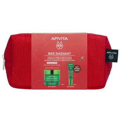 Apivita Promo BEE RADIANT Κρέμα Πλούσιας Υφής 50ml με ΔΩΡΟ BEE RADIANT Κρέμα Ματιών 15ml