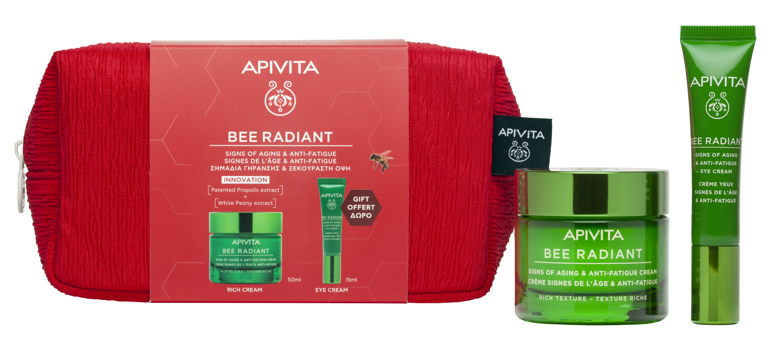 Apivita Promo BEE RADIANT Κρέμα Πλούσιας Υφής 50ml με ΔΩΡΟ BEE RADIANT Κρέμα Ματιών 15ml 4 Apivita Promo BEE RADIANT Κρέμα Πλούσιας Υφής 50ml με ΔΩΡΟ BEE RADIANT Κρέμα Ματιών 15ml - Image 4