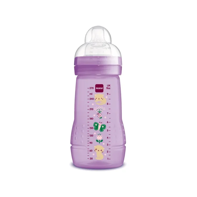 MAM Easy Active™ Πλαστικό Μπιμπερό 2+ Μηνών Κορίτσι 270ml 1 MAM Easy Active™ Πλαστικό Μπιμπερό 2+ Μηνών Κορίτσι 270ml