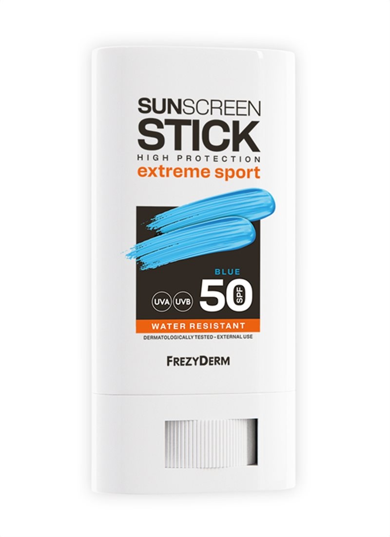 Frezyderm Sun Screen Stick Extreme Sport SPF50 Blue 20ml 1 Frezyderm Sun Screen Stick Extreme Sport SPF50 Blue 20ml