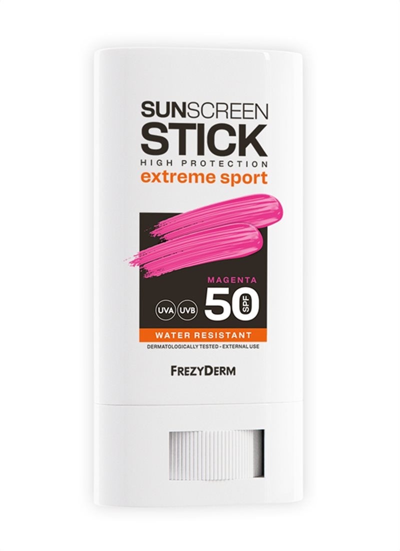 Frezyderm Sun Screen Stick Extreme Sport SPF50 Magenta 20ml 1 Frezyderm Sun Screen Stick Extreme Sport SPF50 Magenta 20ml