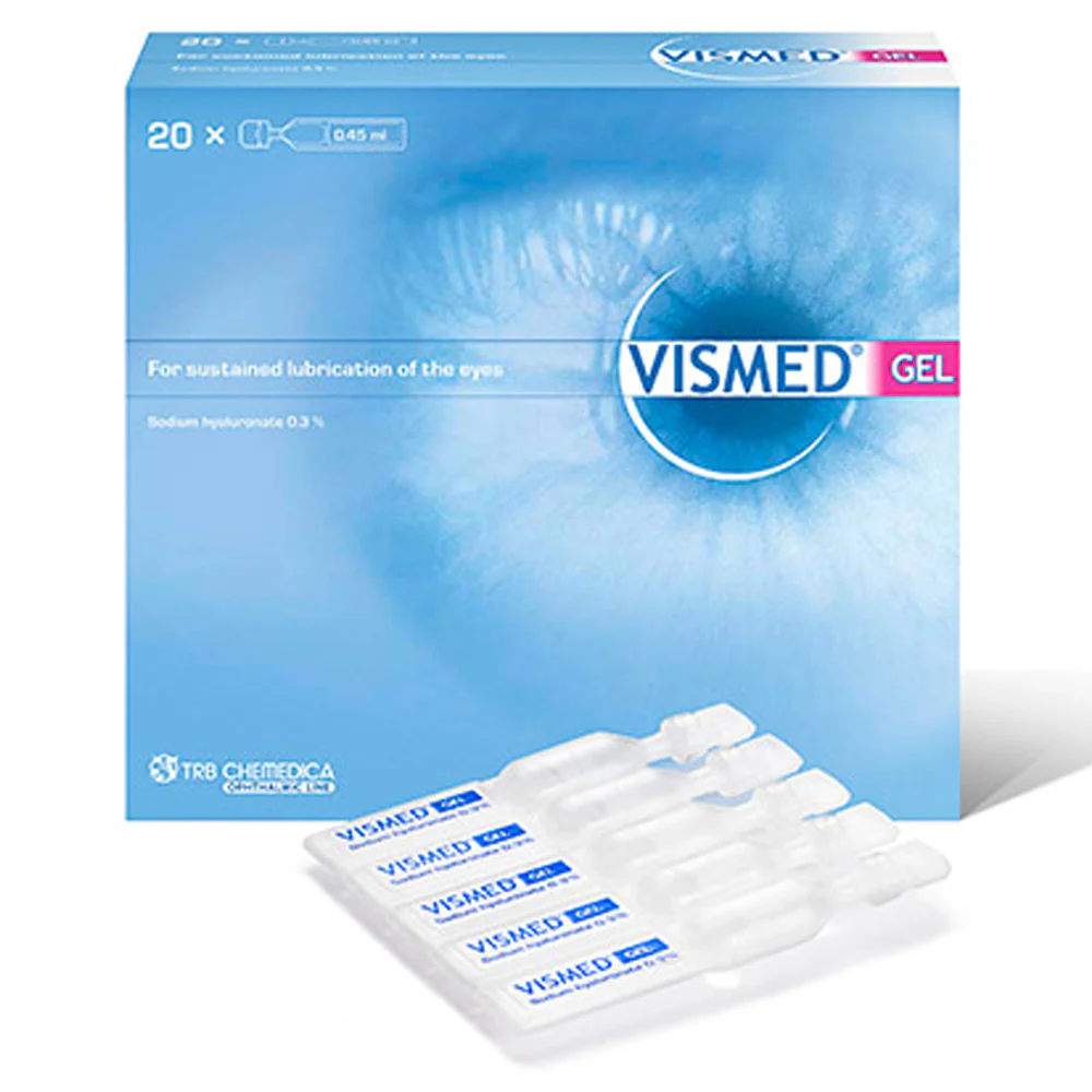 Vismed Gel Υαλουρονικό Νάτριο 0.30% 20 Μονοδόσεις 0.45ml 1 Vismed Gel Υαλουρονικό Νάτριο 0.30% 20 Μονοδόσεις 0.45ml