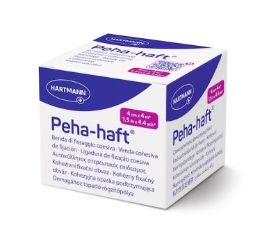 Hartmann Peha-Haft Αυτοσυγκρατούμενος Επίδεσμος Στερέωσης 4cm x 4m 1 Τεμάχιο Λευκός