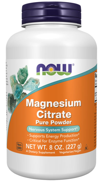 NOW Foods Magnesium Citrate Pure Powder 227g
