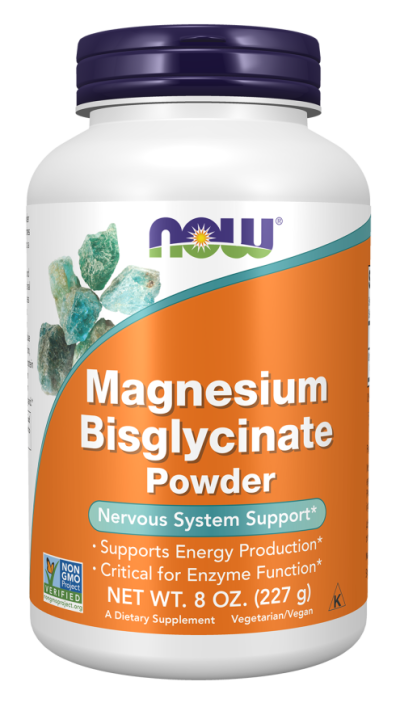 NOW Foods Magnesium Bisglycinate Powder 227g
