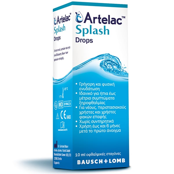 Artelac Splash Drops 10ml 1 Artelac Splash Drops 10ml