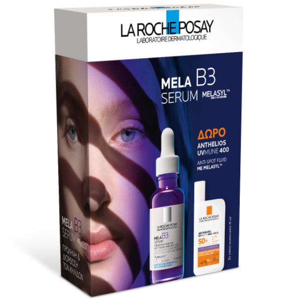 La Roche Posay Promo Mela B3 Serum 30ml με ΔΩΡΟ Anthelios UVMUNE 400 Anti-Spot Fluid 15ml 1 La Roche Posay Promo Mela B3 Serum 30ml με ΔΩΡΟ Anthelios UVMUNE 400 Anti-Spot Fluid 15ml