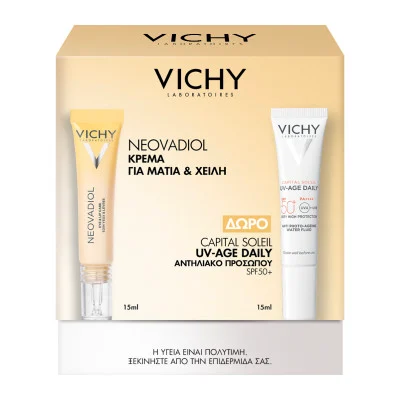 Vichy Promo Neovadiol Κρέμα Πολλαπλής Προστασίας για Μάτια και Χείλη 15ml με ΔΩΡΟ UV-AGE Daily SPF50+ 15ml