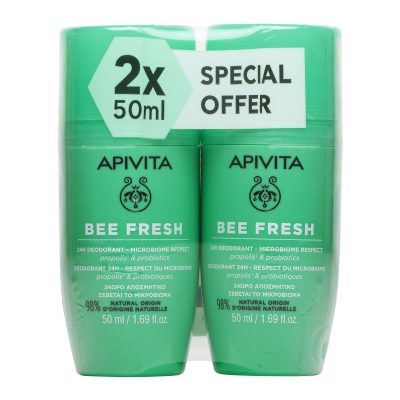 Αρχική 10 Apivita Promo Αποσμητικό Bee Fresh 50ml 2 Τεμάχια με Έκπτωση 50% στο 2ο Προϊόν