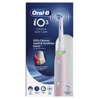 Oral-B iO Series 3 Ηλεκτρική Οδοντόβουρτσα Pink