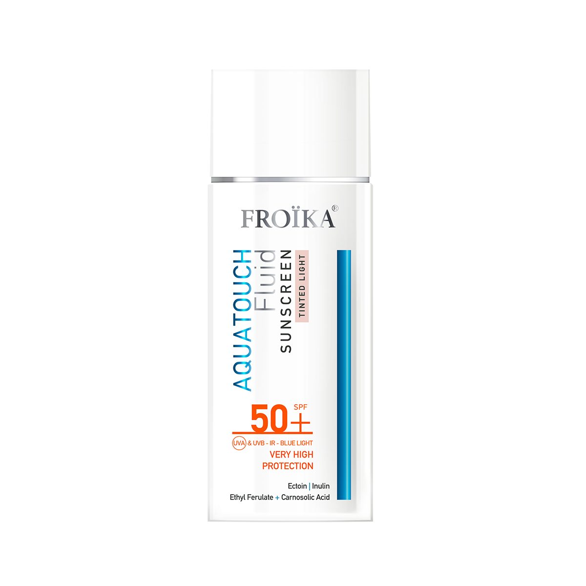 Froika Aquatouch Sunscreen Fluid Tinted Light SPF50+ 50ml 1 Froika Aquatouch Sunscreen Fluid Tinted Light SPF50+ 50ml