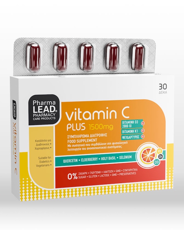 PharmaLead Βιταμίνη C Plus 1500mg 30 Δισκία 1 PharmaLead Βιταμίνη C Plus 1500mg 30 Δισκία