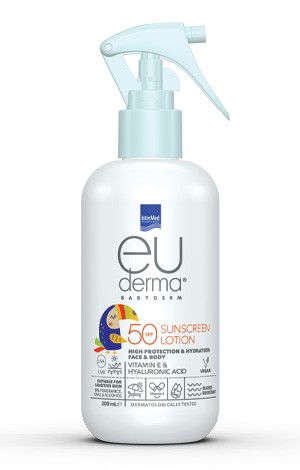Intermed Euderma Babyderm SPF50 Sunscreen Lotion 200ml