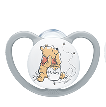 NUK Perfect Match Air Disney Winnie the Pooh Πιπίλα Σιλικόνης 6-18 Μηνών Γκρι 1 Τεμάχιο