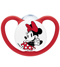 NUK Perfect Match Air Disney Mickey Mouse Πιπίλα Σιλικόνης 6-18 Μηνών Κόκκινο 1 Τεμάχιο
