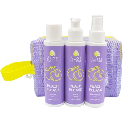 Αρχική 19 Aloe Colors Promo Peach Please Shower Gel 100ml, Body Lotion 100ml & Hair & Body Mist 100ml με Δώρο Νεσεσέρ