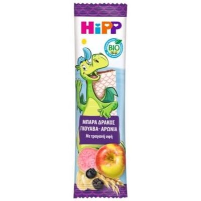 HiPP Παιδική BIO Μπάρα Dragon με Γκουάβα και Αρώνια 30g