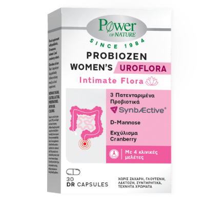 Power of Nature Probiozen Women's Uroflora Intimate Flora 30 Κάψουλες