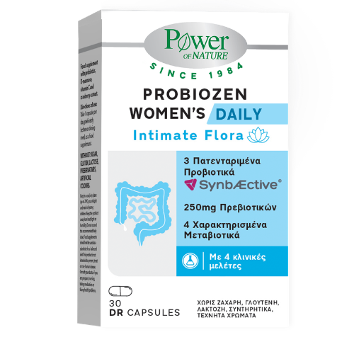 Power of Nature Probiozen Women’s Daily Intimate Flora 30 Κάψουλες