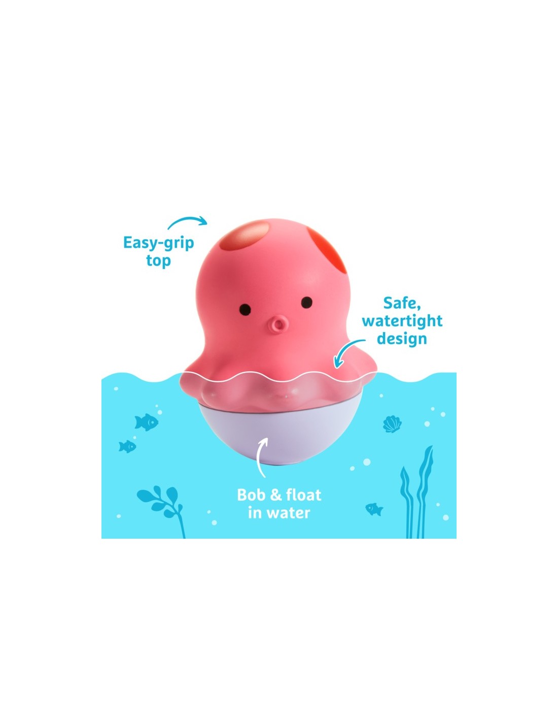 Munchkin Bath Bobbers Παιχνίδι Μπάνιου 3 Τεμάχια 4 Munchkin Bath Bobbers Παιχνίδι Μπάνιου 3 Τεμάχια - Image 4