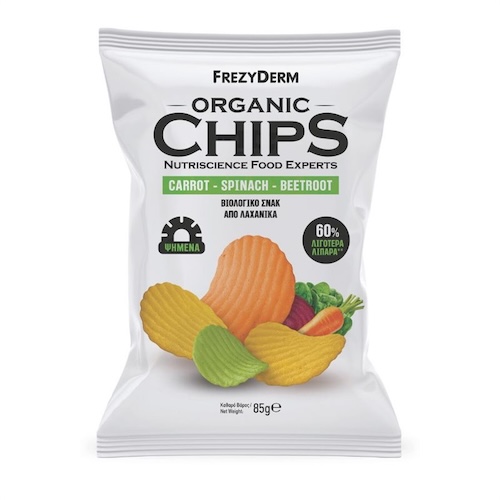Frezyderm Organic Chips Carrot-Spinach-Beetroot 85g 1 Frezyderm Organic Chips Carrot-Spinach-Beetroot 85g