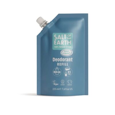 SaltoftheEarth Vegan Αποσμητικό Roll-On Refill 225ml Ocean & Coconut