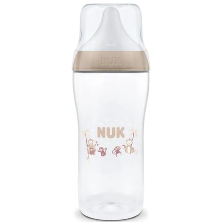 Nuk Perfect Match Μπιμπερό Πλαστικό με Μαλακή Θηλή Σιλικόνης XLarge 6+ Μηνών Μπεζ 360ml 1 Nuk Perfect Match Μπιμπερό Πλαστικό με Μαλακή Θηλή Σιλικόνης XLarge 6+ Μηνών Μπεζ 360ml