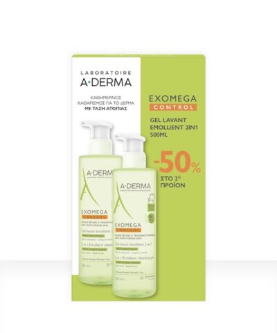 Αρχική 14 A-Derma Duo Exomega Control Μαλακτικό Gel Καθαρισμού 2σε1 500ml με Έκπτωση 50% στο 2ο Προϊόν