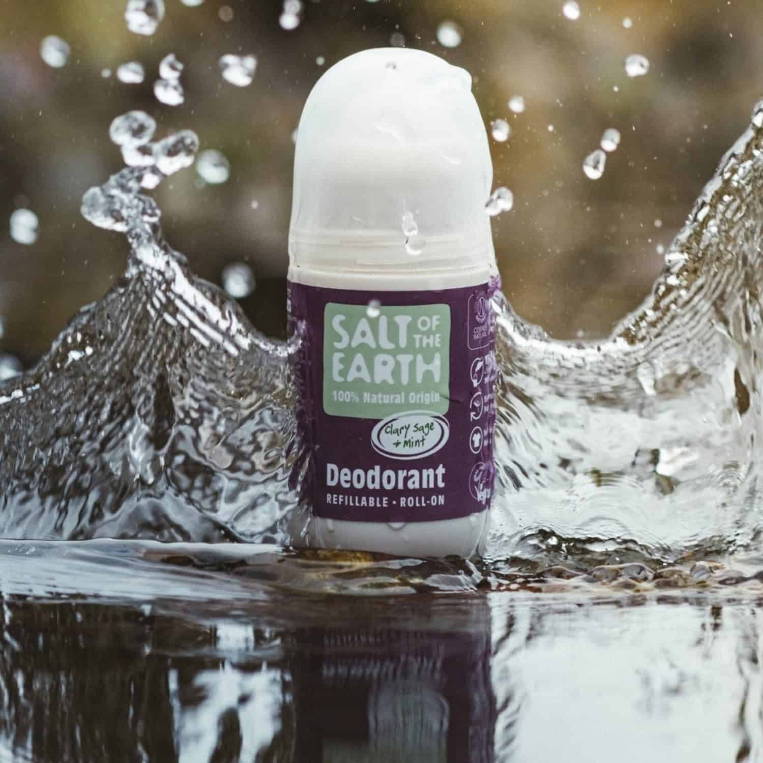 Salt of the Earth Vegan Αποσμητικό Επαναγεμιζόμενο Roll-On 75ml Clary Sage & Mint 5 Salt of the Earth Vegan Αποσμητικό Επαναγεμιζόμενο Roll-On 75ml Clary Sage & Mint - Image 5
