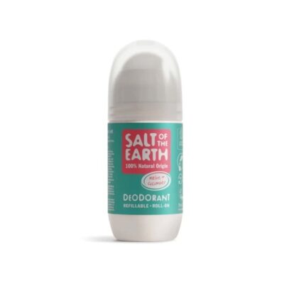 Salt of the Earth Vegan Αποσμητικό Επαναγεμιζόμενο Roll-On 75ml Melon & Cucumber